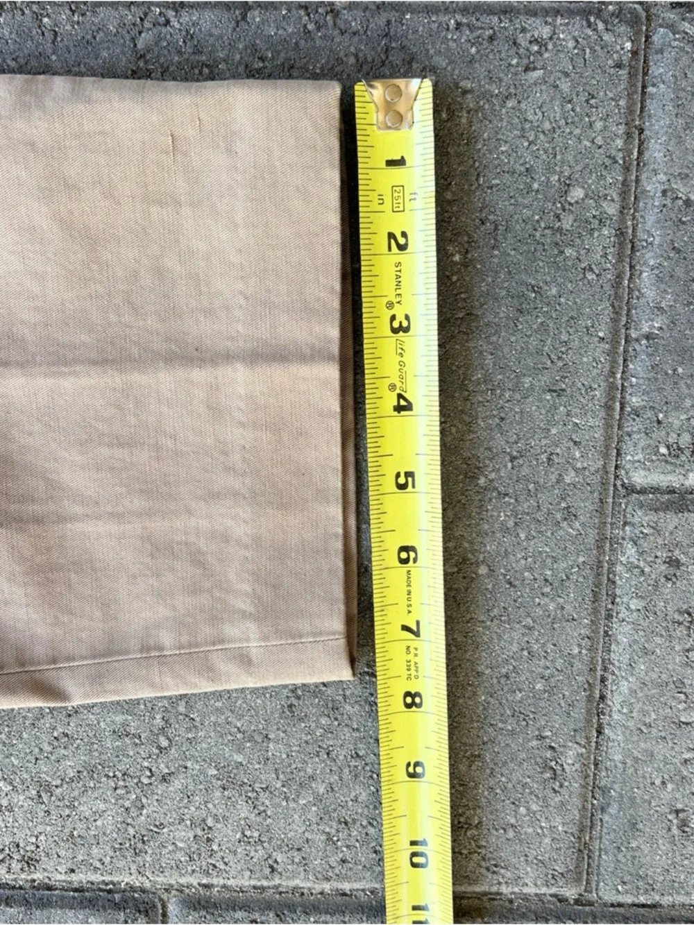 J Crew Linen Cotton Chino Pants Mens 33x30 Beige